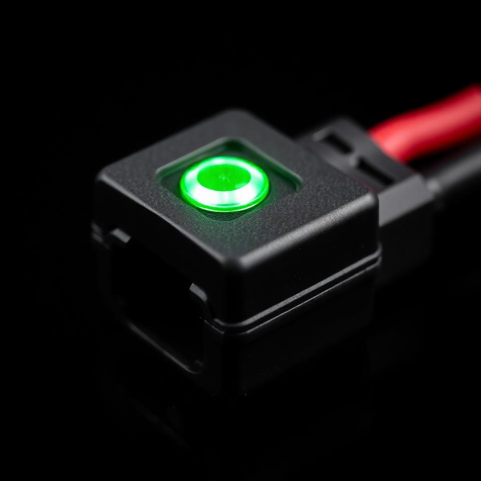 Safety LED goes green
