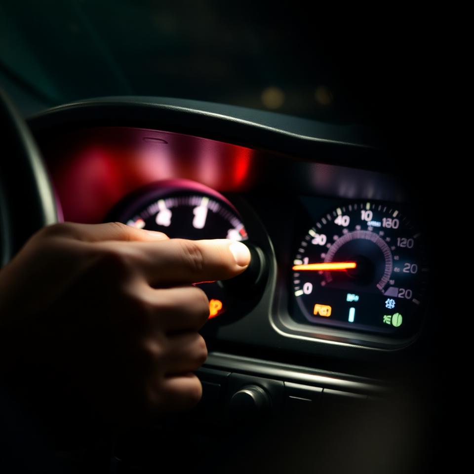 Step 03: Start your car